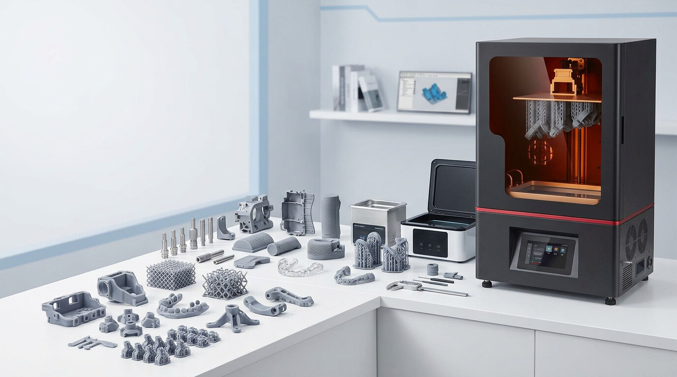 Фотополимерные смолы Yidimu и готовые 3D-печатные образцы