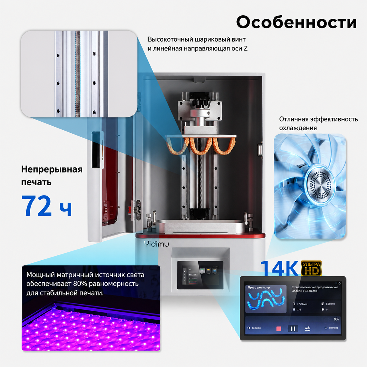 Зуботехническая лаборатория с 3D-принтером Yidimu Eternal D1