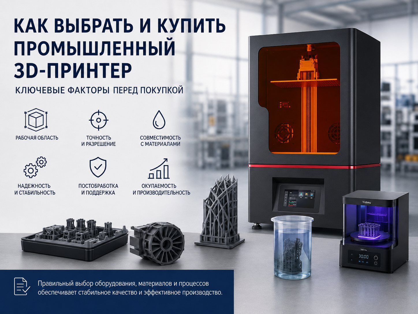 Купить промышленный 3d принтер